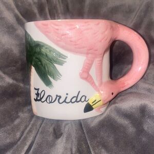 FLORIDA flamingo 🦩 ceramic mug. New with sticker.